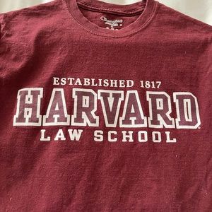 Authentic HARVARD LAW T-shirt